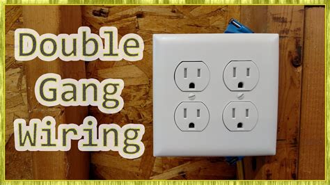 how to make 4 outlet electrical box|change 2 outlets to four.